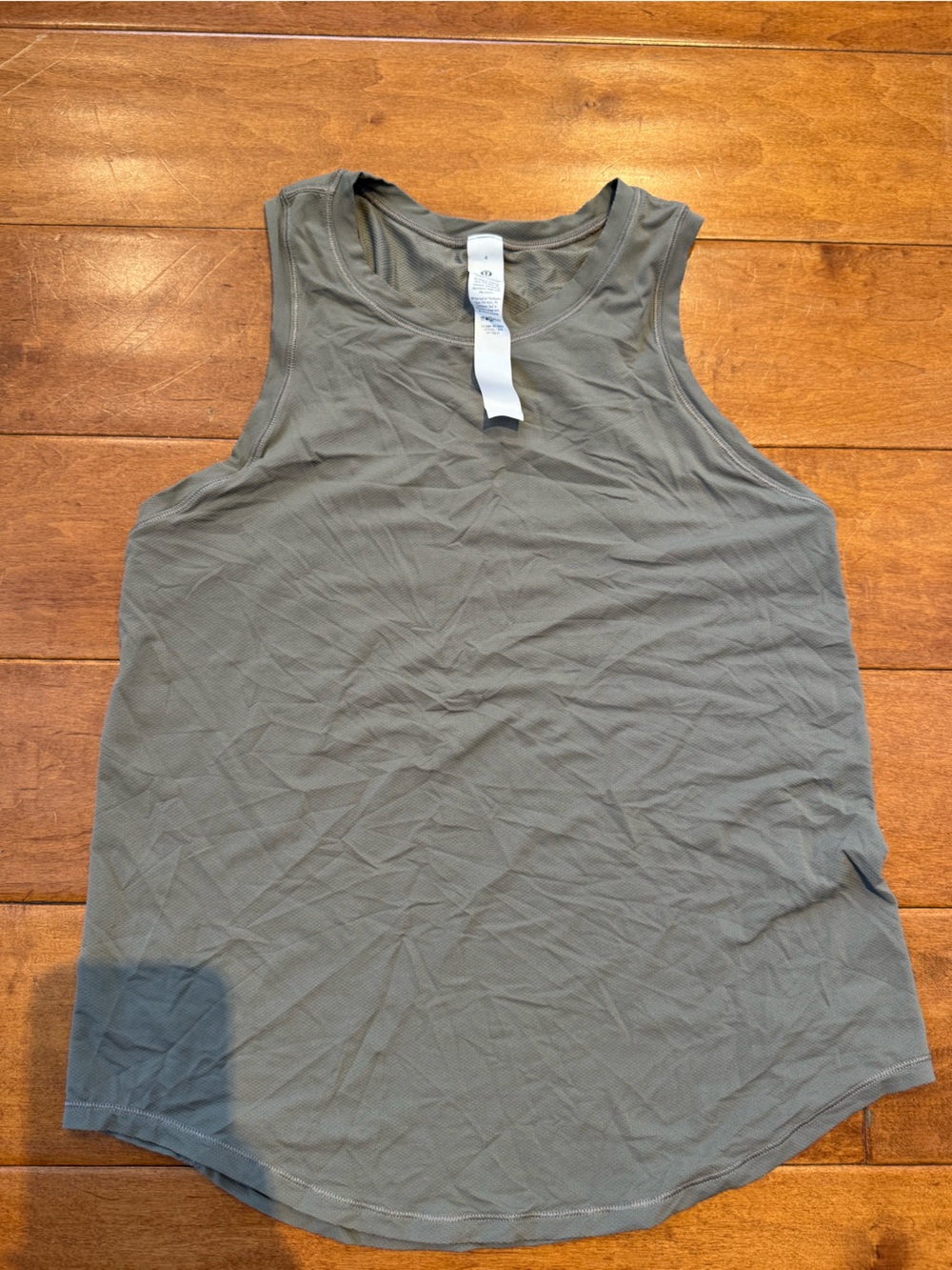lululemon athletica Olive Green Sleeveless Active Tank size 4 wore once